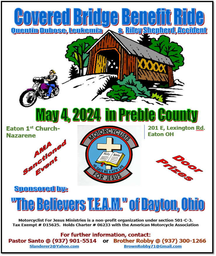 Covered Bridge Benefit Ride